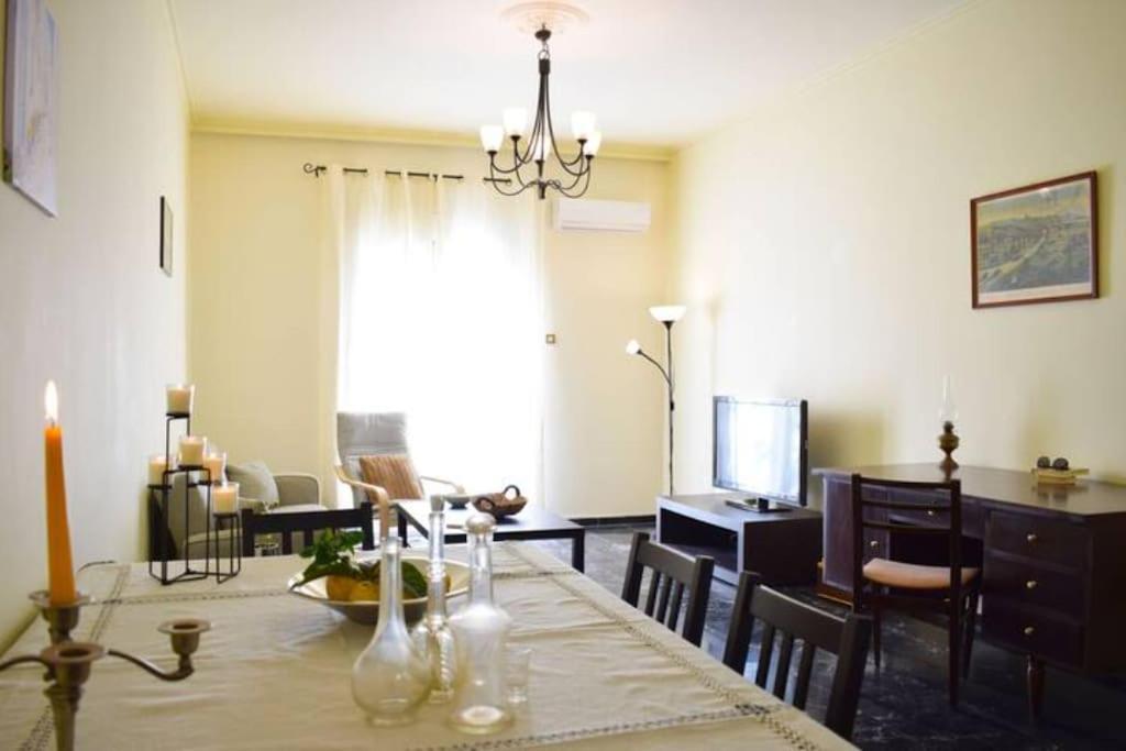 Marble Cool 2-Bedroom Down Town Yard House Киссамос Экстерьер фото